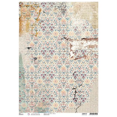 Carta di riso A3 Medieval Wall Courtly Love
