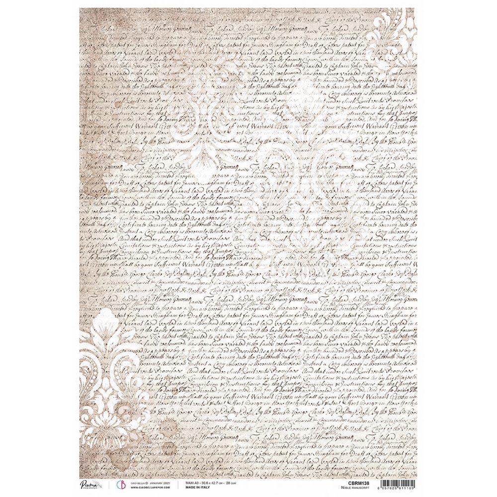 Carta di riso A3 Noble manuscript Blessing Day