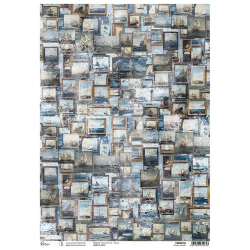 Carta di riso A3 Seaside Dreams An artist journey