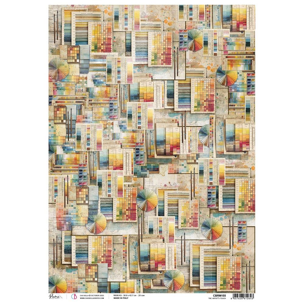 Carta di riso A3 The Artist’s Touch An artist journey