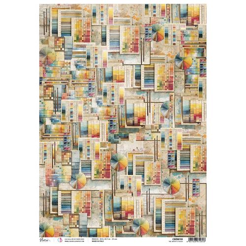 Carta di riso A3 The Artist’s Touch An artist journey