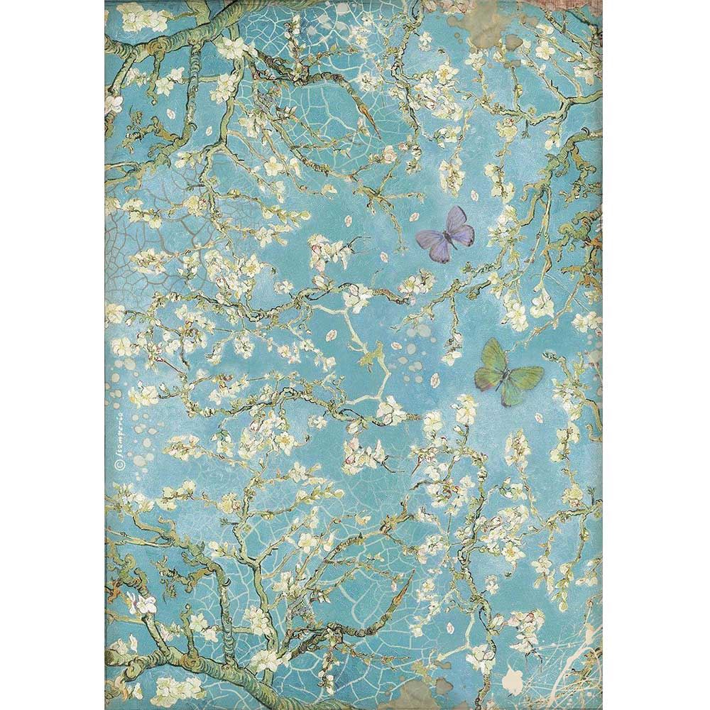Carta di riso A4 Atelier Blossom con Farfalla