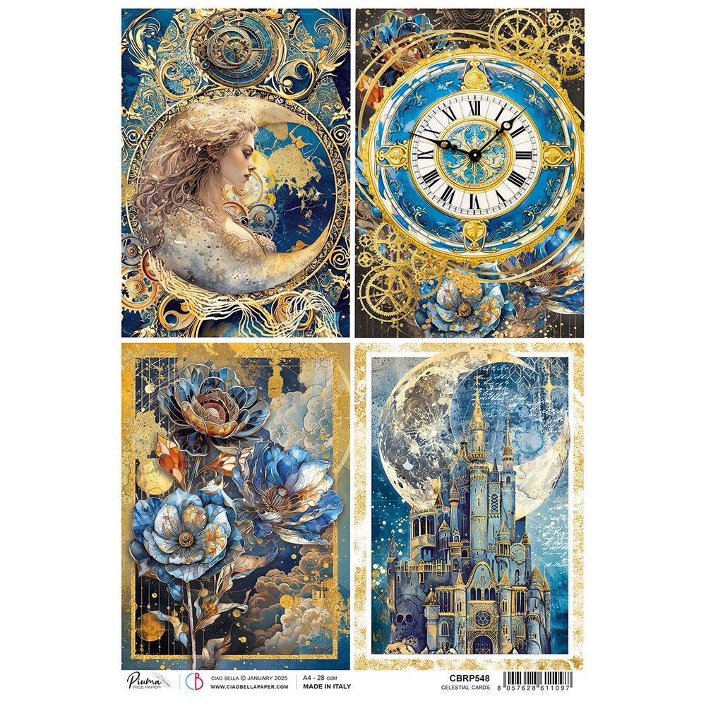 Carta di riso A4 Celestial Cards