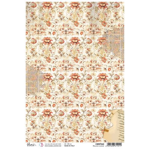 Carta di riso A4 Healing flowers Cabinet of Curiosities