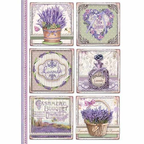 Carta di riso A4 Provence Cards