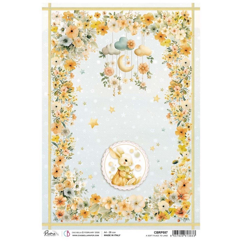 Carta di riso A Soft Place to Land Lunibloom