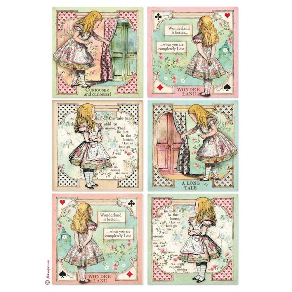 Carta di riso Alice Cards