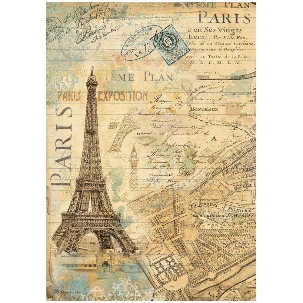 Carta di riso Around the world Paris Stamperia