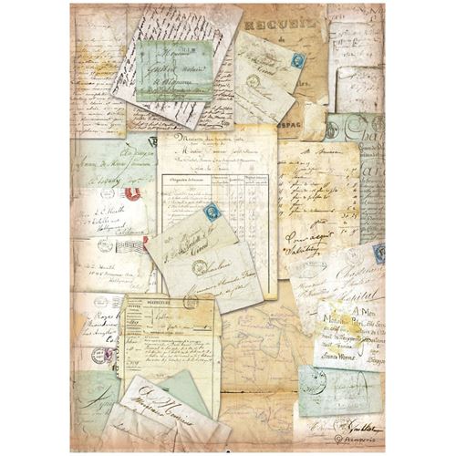 Carta di riso Around the world lettere Stamperia