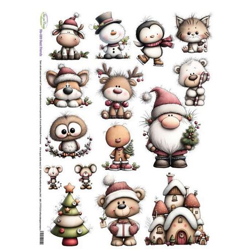 Carta di riso Best Friends