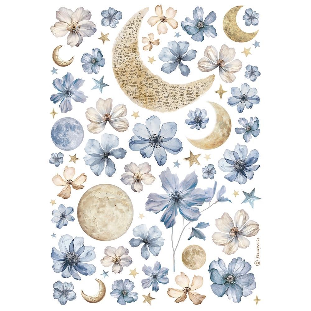 Carta di riso Best Sellers Sole e luna Stamperia