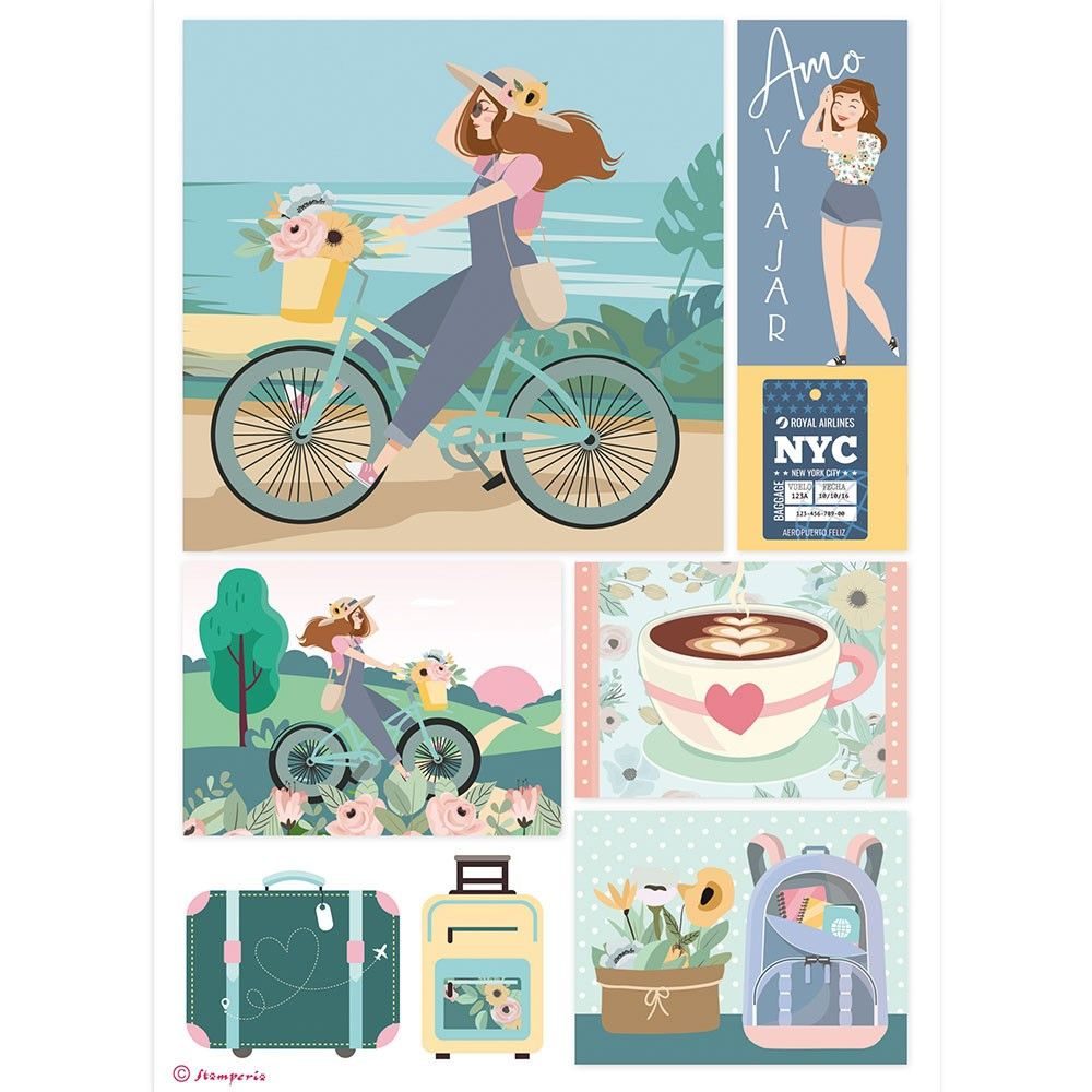 Carta di riso Bicicletta