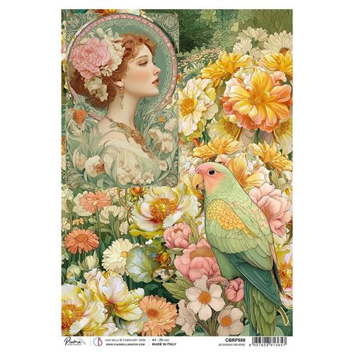 Carta di riso Blooming reverie Artemis