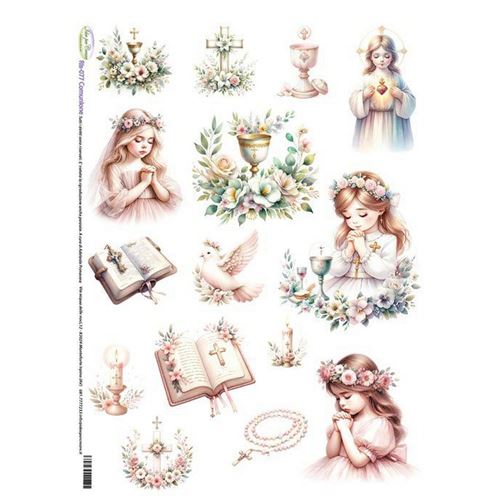 Carta di riso Comunione Lei