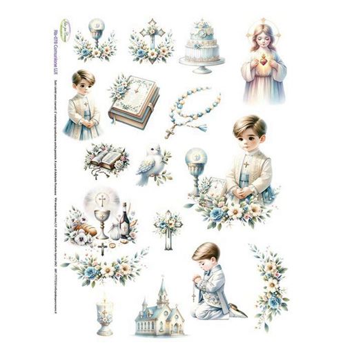 Carta di riso Comunione Lui