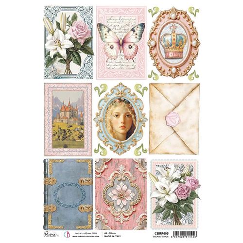 Carta di riso Courtly Cards Courtly Love