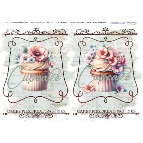 Carta di riso Cupcake