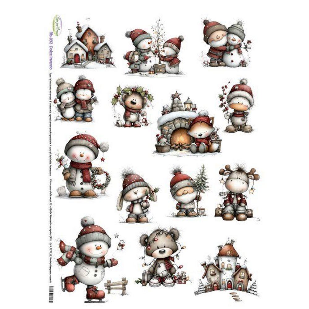 Carta di riso Dolce Inverno