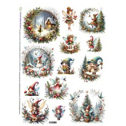 Carta di riso Fatine del Bosco