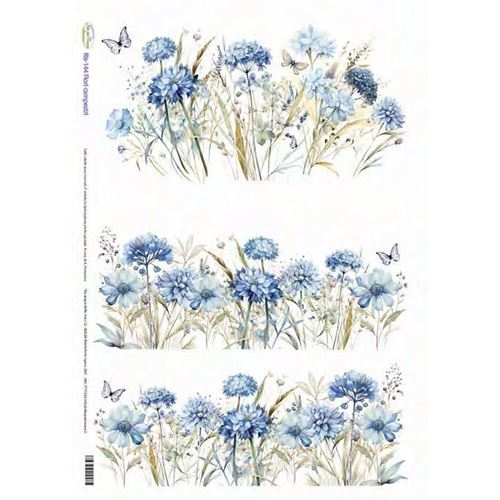 Carta di riso Fiori Campestri