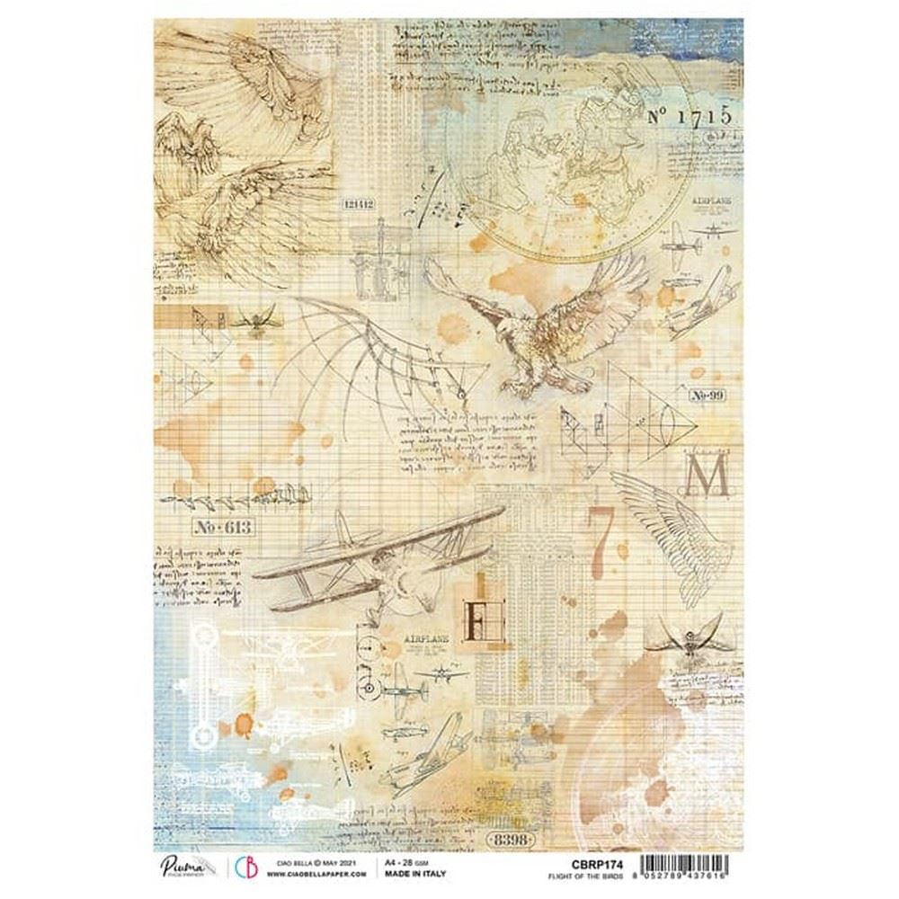 Carta di riso Flight of the Birds