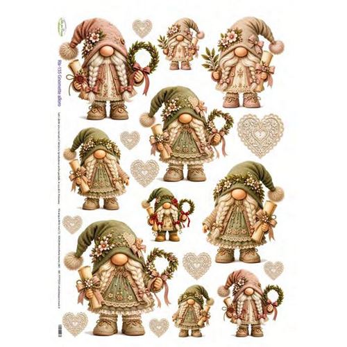 Carta di riso Gnomette alloro