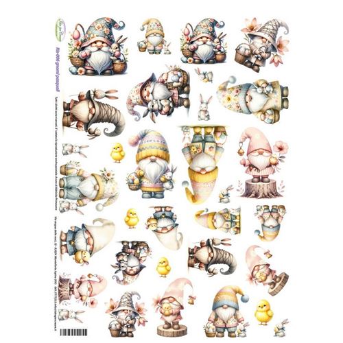 Carta di riso Gnomi Pasquali