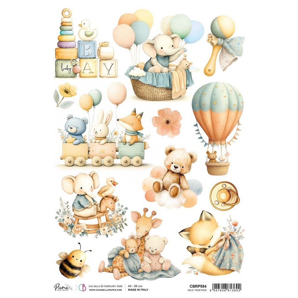 Carta di riso Held Together Lunibloom