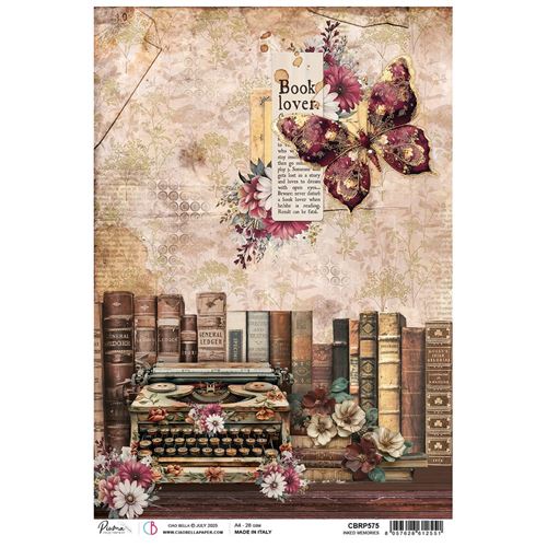 Carta di riso Inked Memories Book Lovers
