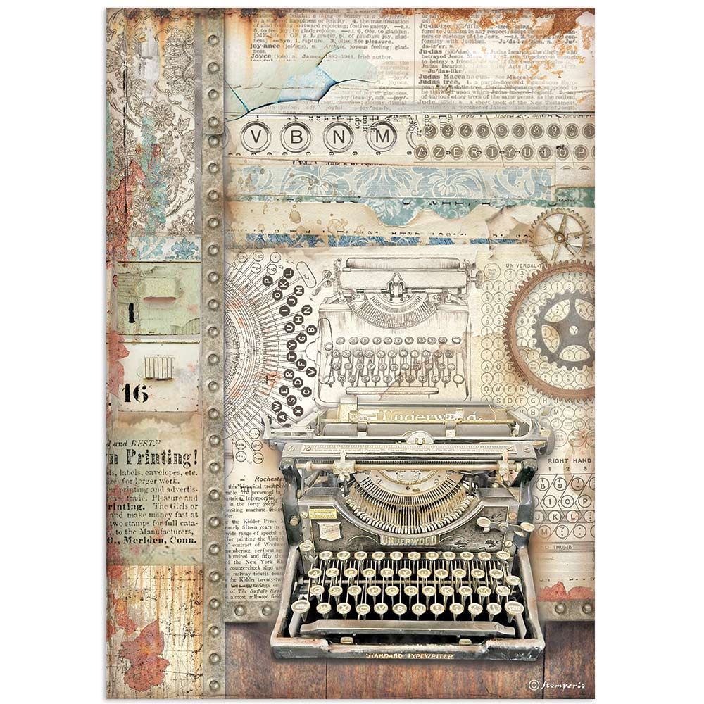 Carta di riso Lady Vagabond Lifestyle Macchina da Scrivere