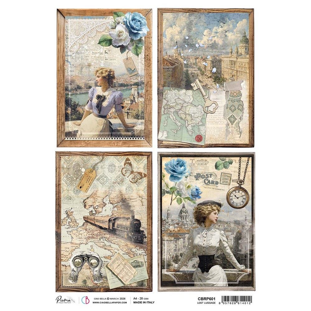 Carta di riso Lost Luggage Eastern Journey