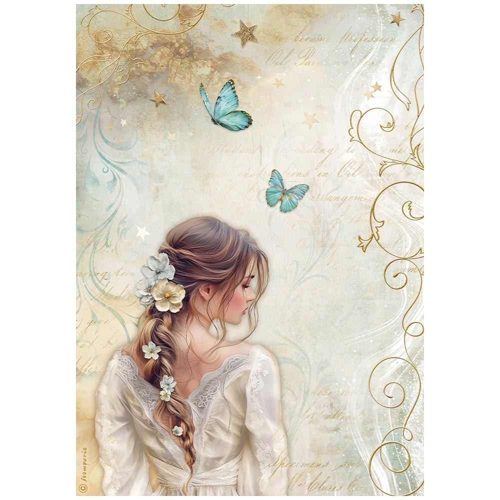 Carta di riso Masquerade lady Stamperia