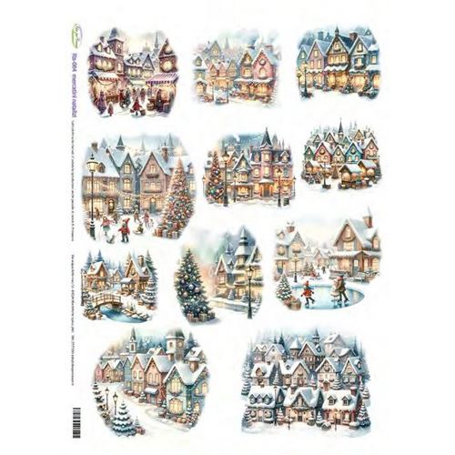 Carta di riso Mercatini Natalizi