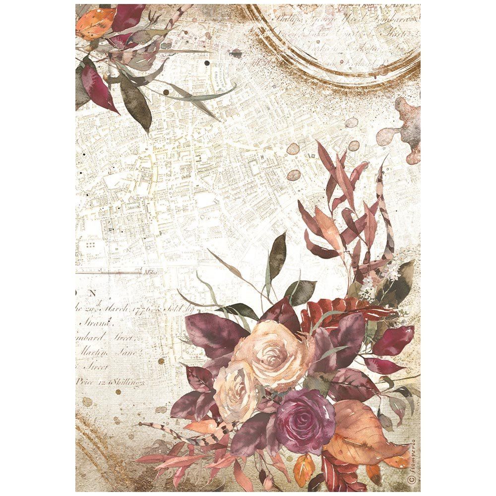 Carta di riso Our Way bouquet Stamperia