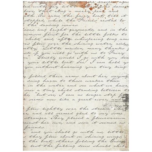 Carta di riso Our Way lettera manoscritta Stamperia