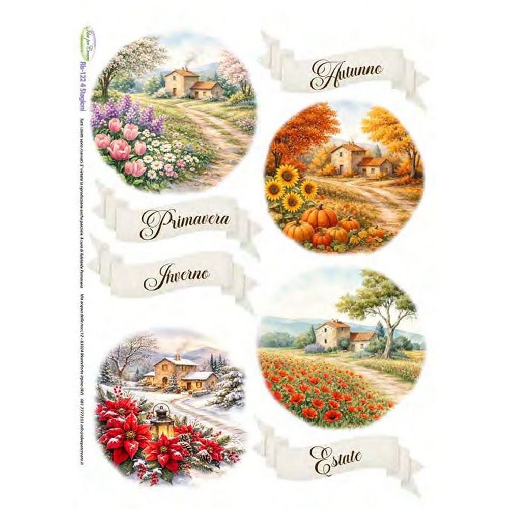 Carta di riso Quattro Stagioni