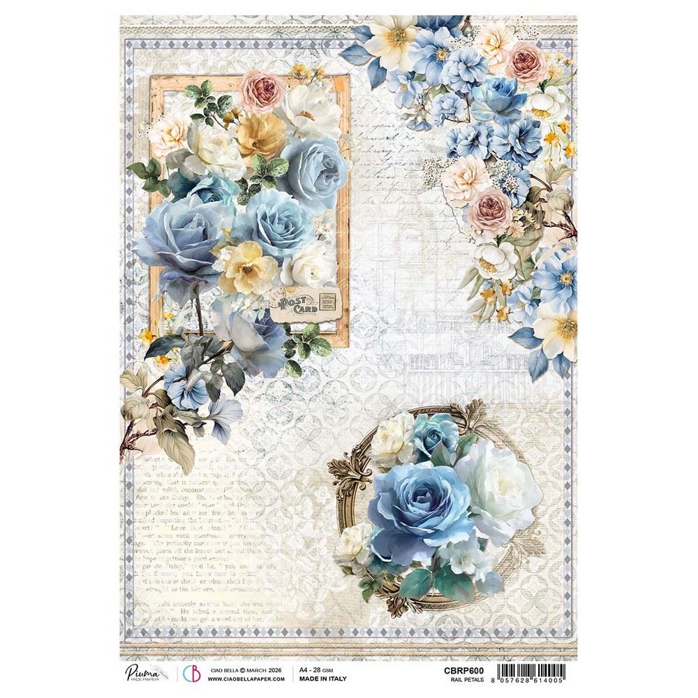 Carta di riso Rail Petals Eastern Journey