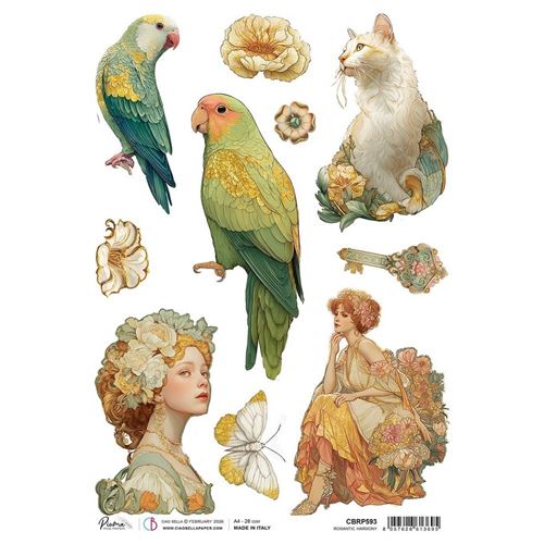 Carta di riso Romantic Harmony Artemis