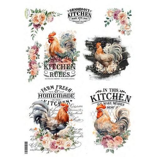 Carta di riso Rooster