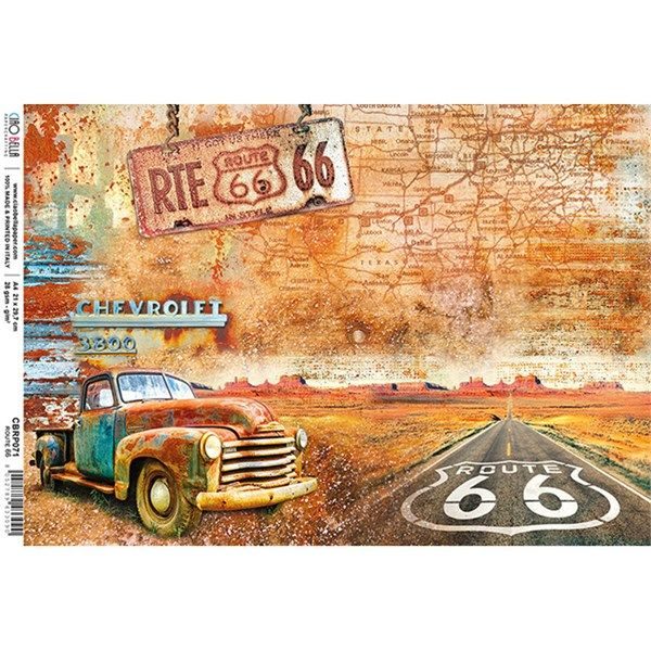 Carta di riso Route 66