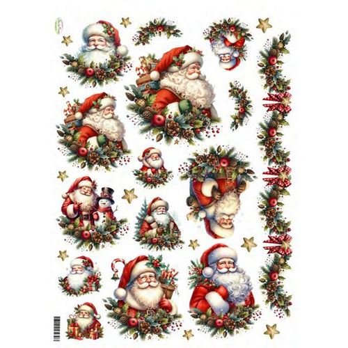 Carta di riso Santa Claus