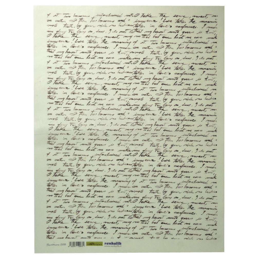 Carta di riso Scrittura