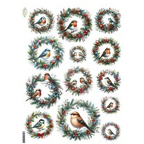 Carta di riso Uccellini