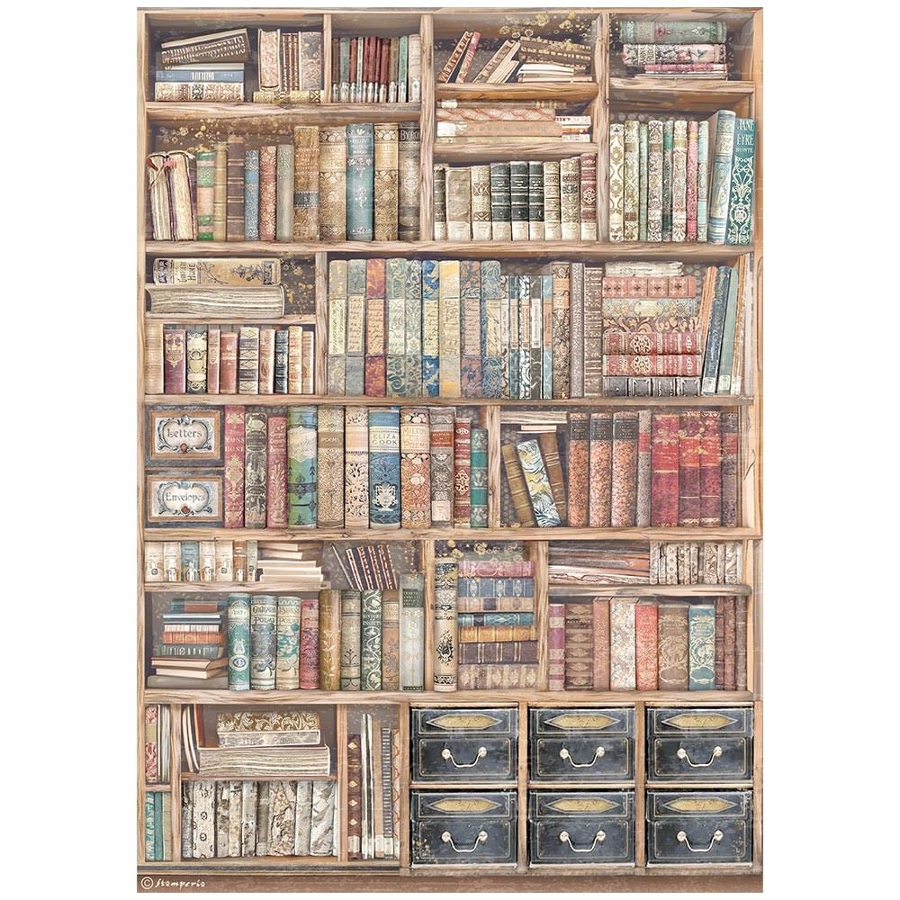 Carta di riso Venice City of Art libri antichi Stamperia