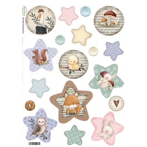 Carta Di Riso Porta Vittoriana 20x26.6cm - 6 Disegni Per Decoupage, Scrapbooking, CRAFT KREATIVELY - Foto 3