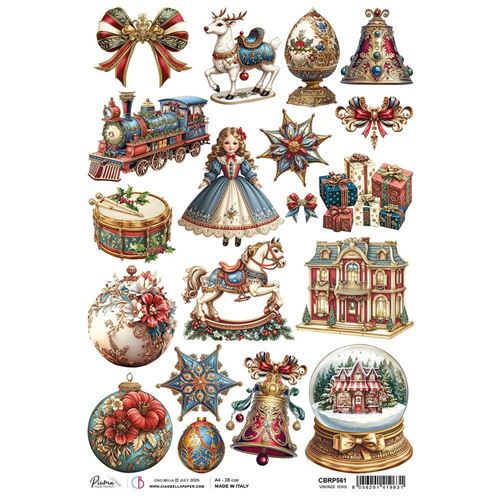 Carta di riso Vintage Toys Toy Shop