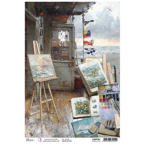 Carta di riso Waves of Art An artist journey