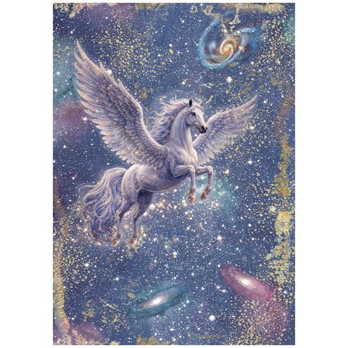 Carta di riso White Cosmos Pegaso Stamperia