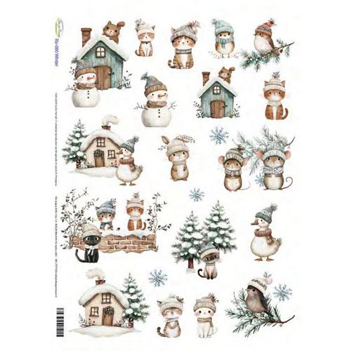 Carta di riso Winter