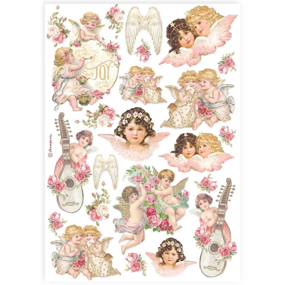 Carta Di Riso Artigianale - 29x40cm Per Decoupage, Naturale, Resistente - Craft Kreatively